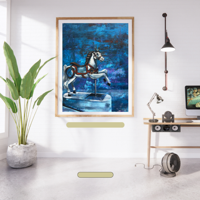 Modern Interior Wall Art Frame Poster Mockup Instagram Post